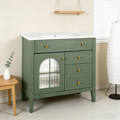 35.6" Bathroom Cabinet