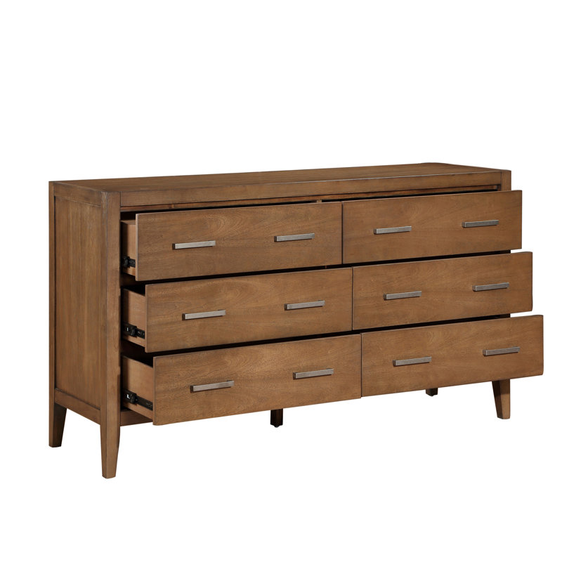 Commode 1 pièce transitionnelle avec 6 tiroirs