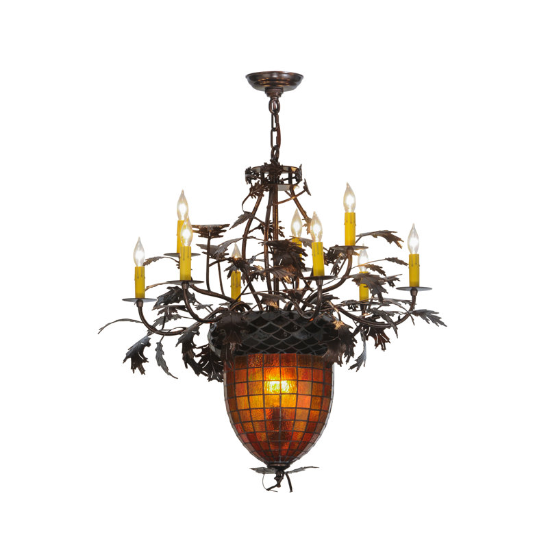 Lustre traditionnel / classique à 11 lumières de style bougie Greenbriar
