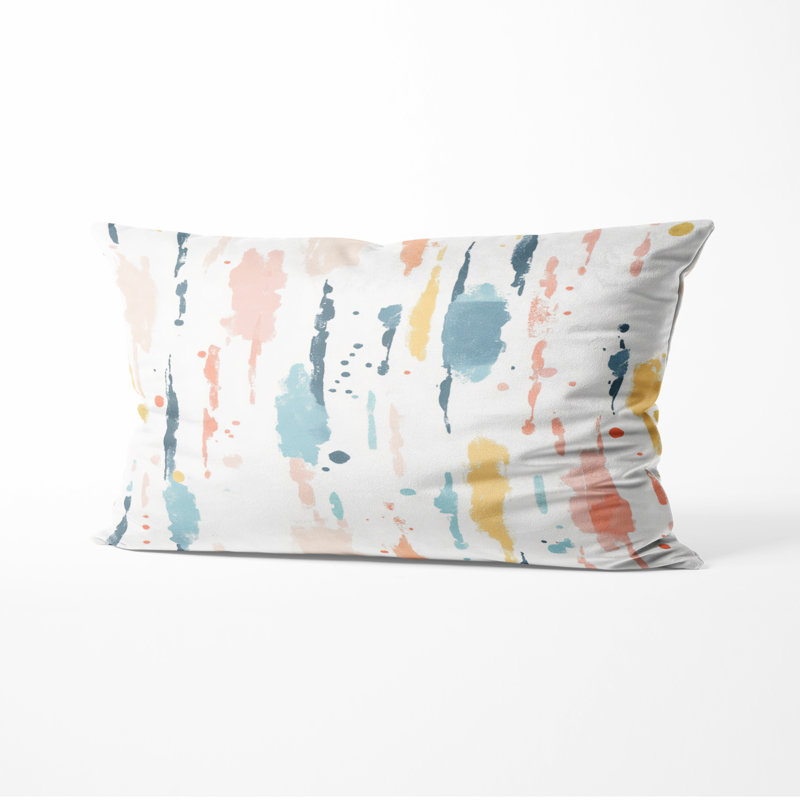 Coussin Modern - coussin bleu pastel, H 12 po x l 20 po