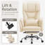 Chaise de bureau ergonomique inclinable à haut dossier avec dossier et repose-pieds réglables-1223664400