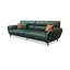 Causeuse-coussin standard en cuir véritable vert-1172979020