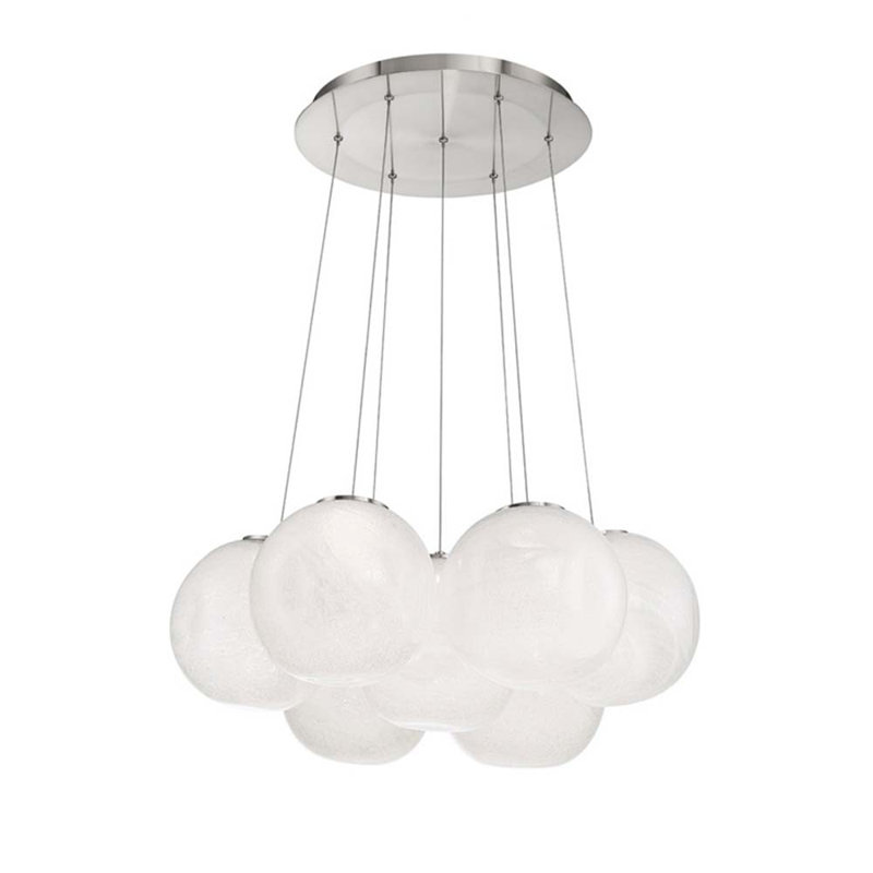 Cosmic 7 - Light Dimmable Globe Chandelier
