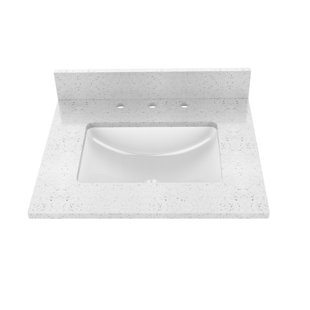 Plateau de meuble-lavabo simple 25 "avec lavabo