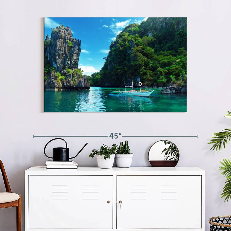 Mehar Tropical El Nido Boat, 26" H x 39" W
