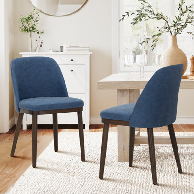 Upholstered Solid Wood Dining Chair