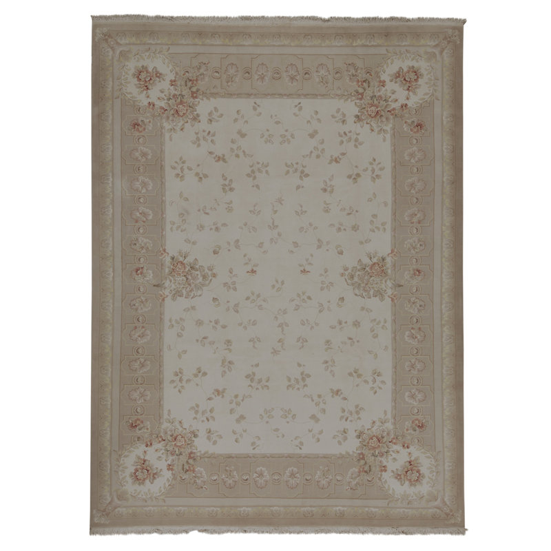 Tapis rectangulaire noué à la main