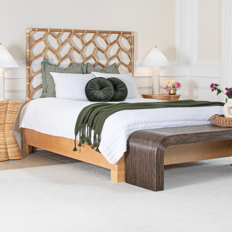 Silas Queen Standard Bed, Black, Twin, Light Gray