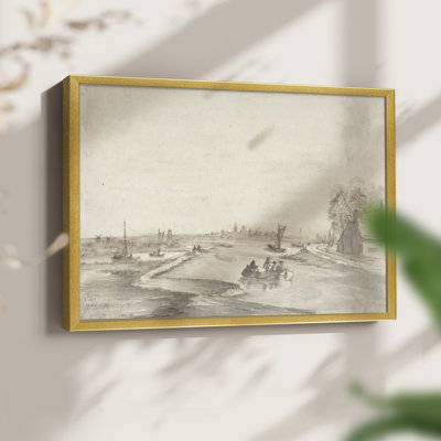 Vintage Sketch Work-XXI -Framed Print - Restickable