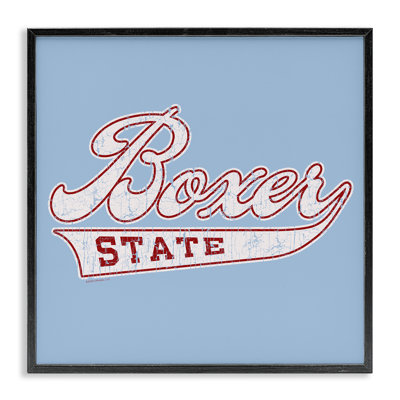 Boxer State Varsity Style Giclee Art by Spirit Animals/Life Is High