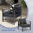 2Pcs Outdoor Sofa Chairs With Cushions Outdoor Patio Set-826889941