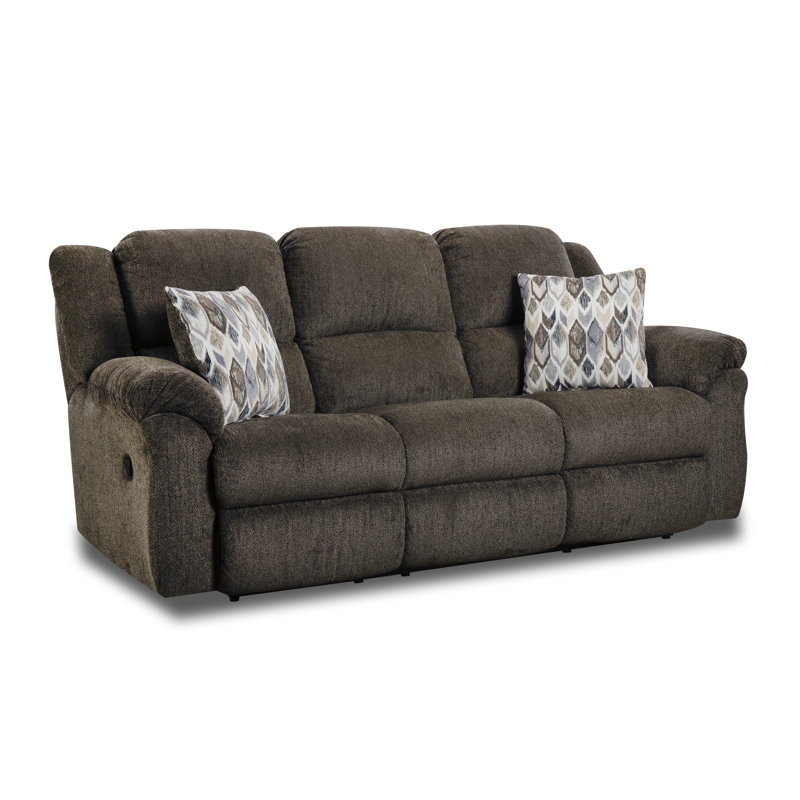 Canapé inclinable Bir11, Polyester brun