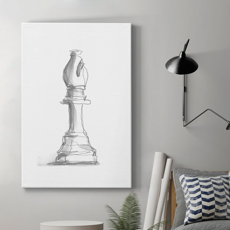 Knight and Pawn Chess Pieces Art Print by Sonya Delaney - Fine Art America