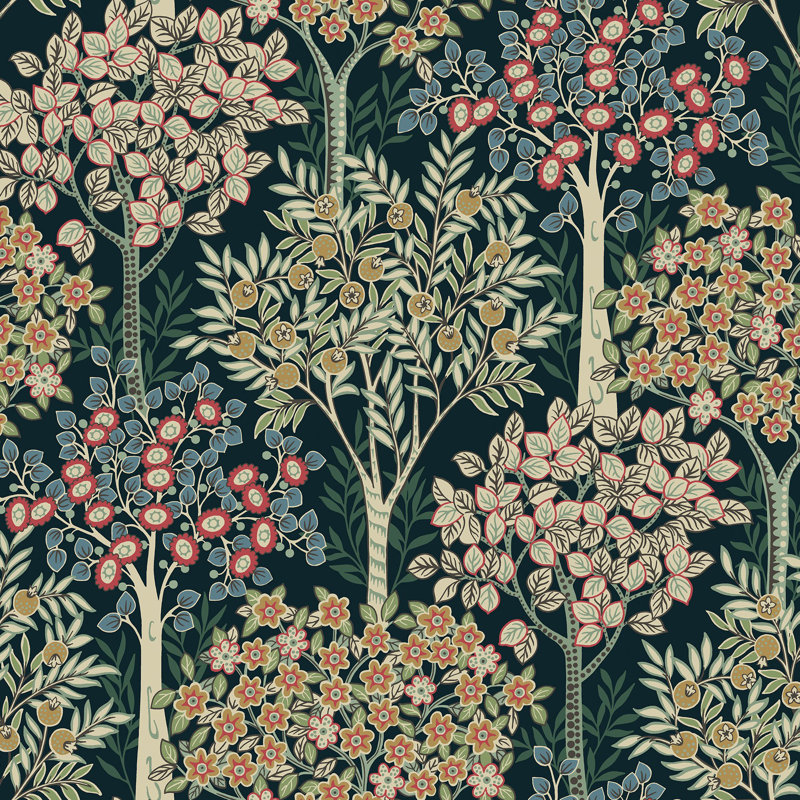 Caue 8.23m x 68.58cm Matte Wallpaper Roll, Multi-coloured