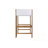 Twin size Loft Bed with Boucle Upholstered Headboard, Ladder and Safety Guardrails