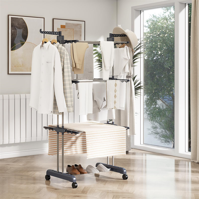 Buse 72cm Rolling Clothing Rack