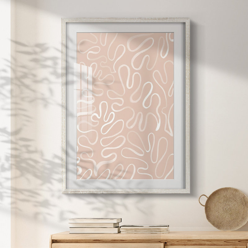 Matisse pièces III - impression encadrée, H 28,5 po x l 20,5 po, Blanc