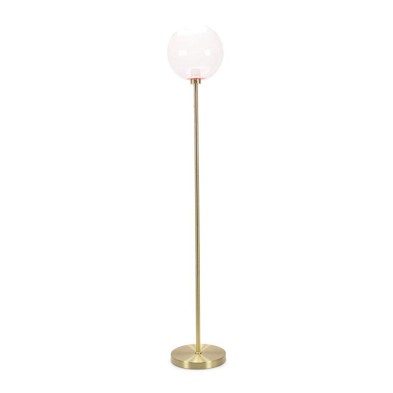 Frenchie 150cm Plated Traditional Floor Lamp