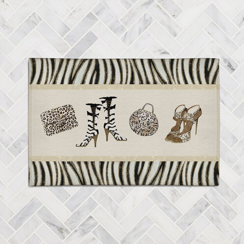 Tapis en chenille Wild for Fashion, Rectangle 4 pi x 6 pi
