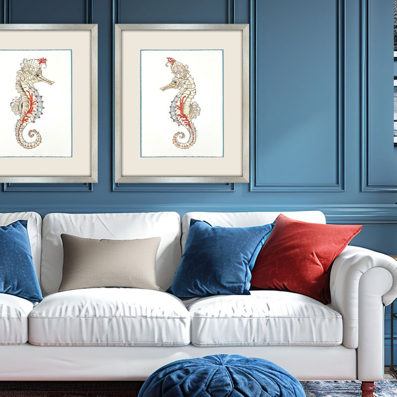 «Seahorse Celebration II», art encadré