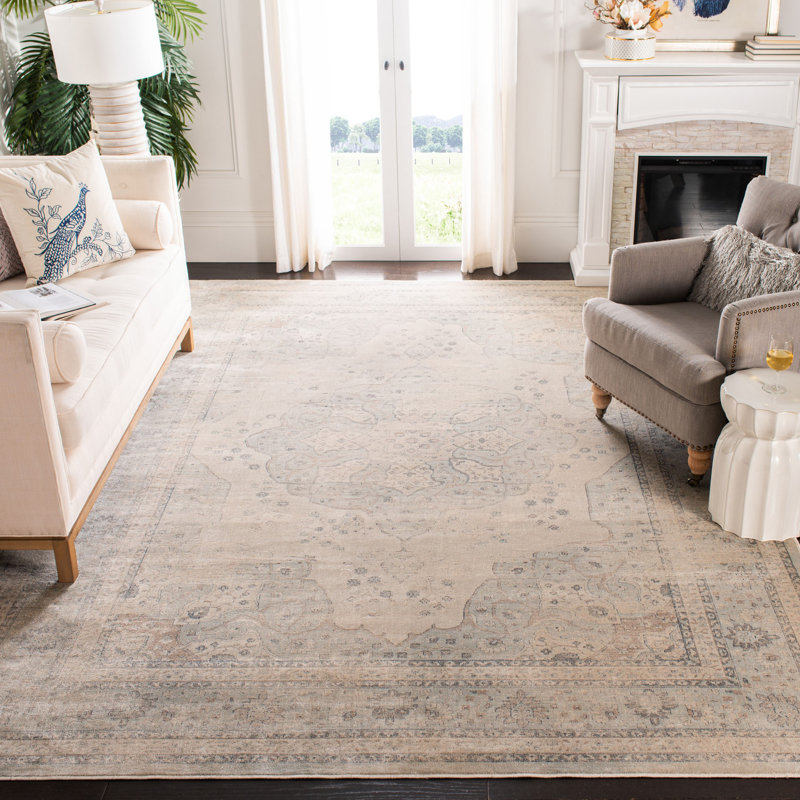 Tapis oriental performance rétro Mancia, Rectangle 8 pi x 10 pi
