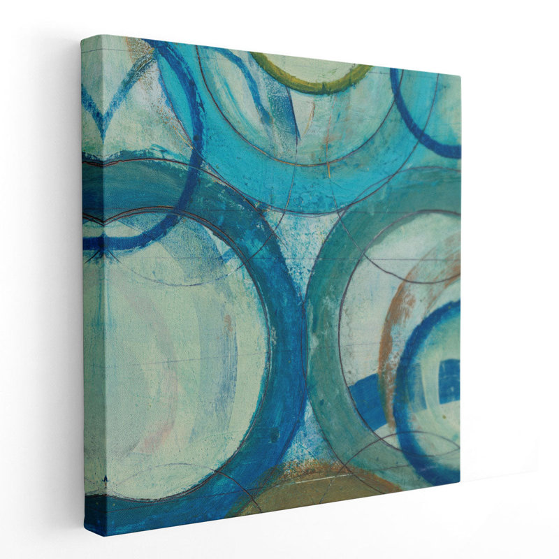 «Circle Play II», reproduction d'art sur toile, H 16 po x l 16 po