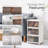 3 Pair Stackable Shoe Storage Cabinet