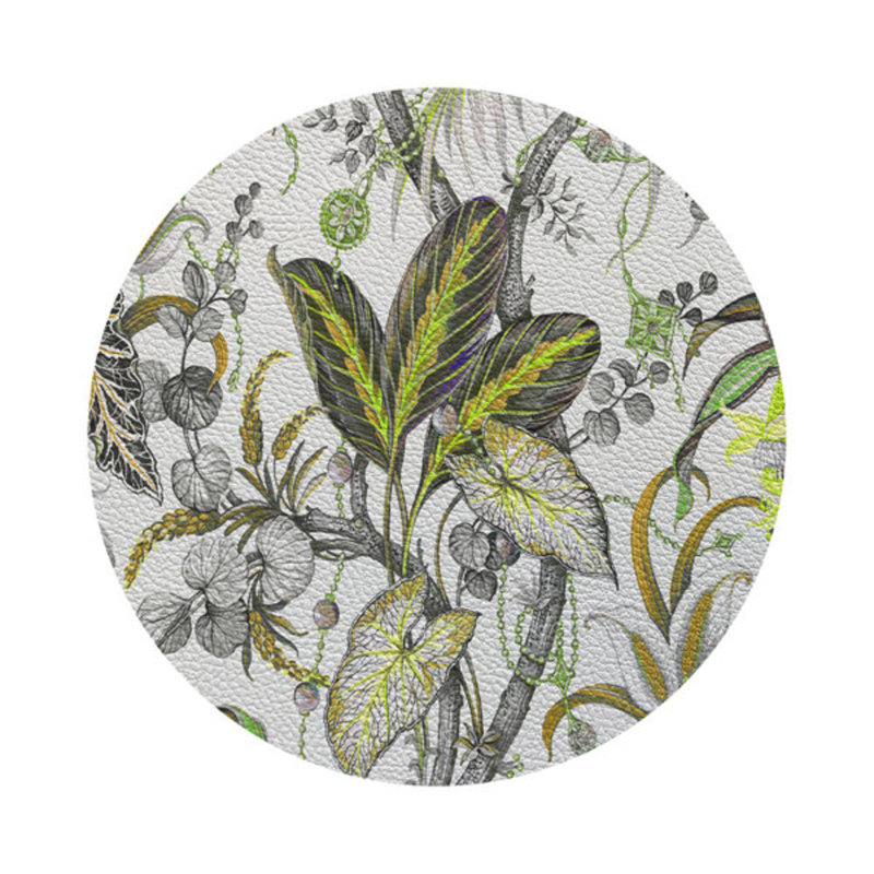Amazonia Pebble 16" Vinyl Placemat, Mustard