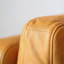 Causeuse coussin orange en cuir véritable-1754149542
