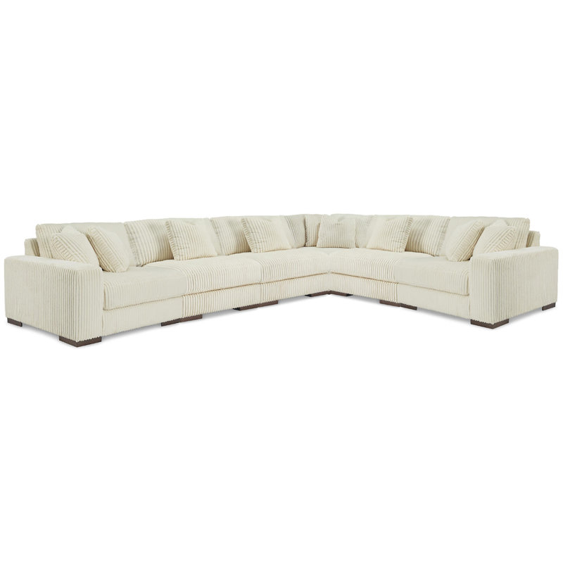 Masie 6-Piece Sectional in a modern living room setup