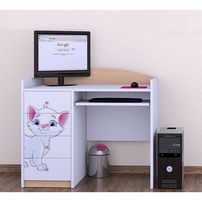 Dex 100cm Computer Desk, Beige
