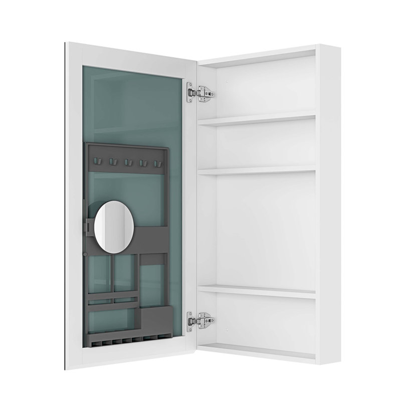 Armoire à pharmacie 36 po H, S'ouvre à gauche vers l'extérieur, H 36 po x l 20 po x P 4,8 po