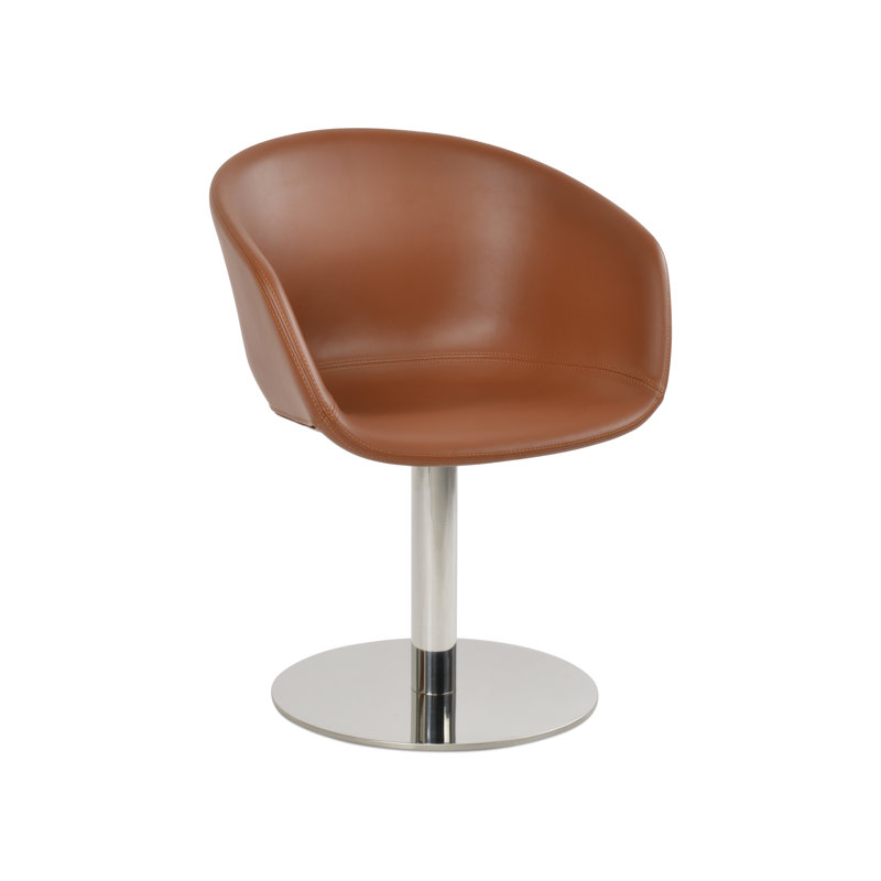 Fauteuil Tribeca, Noisette, Brossé