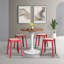Tabouret carré en plastique empilable Dantoni-1144484270