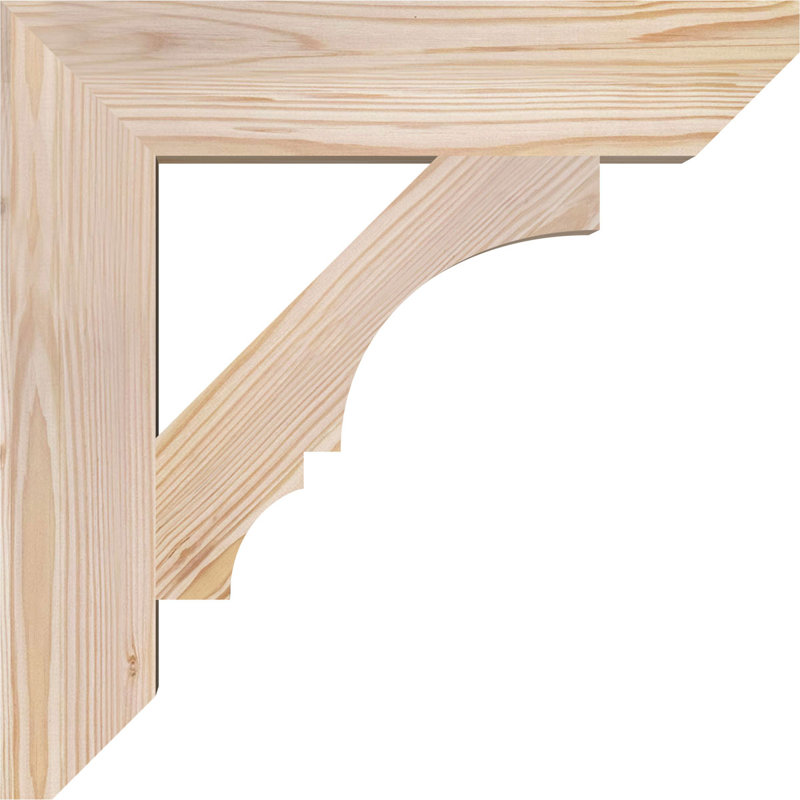 Support lisse à lattes Balboa l 3 3 po x P 18 po x H 18 po, Sapin de Douglas, Lisse, H 18 po x l 3,5 po x P 18 po