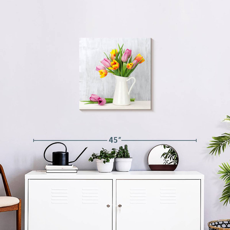Bouquet de tulipes Harnek, H 20 po x l 20 po