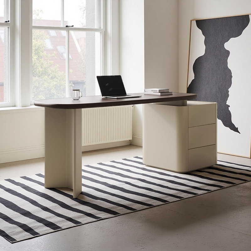 Bureau moderne haut de gamme, H 29,53 po x l 74,8 po x P 25,59 po