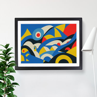 XH1022-9702X Vivid Abstract Art - Single Picture Frame Print