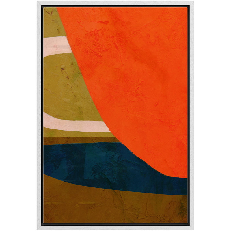 Signe, reproduction d'art sur toile encadrée, vue de dessous, tasse à café rouge, boissons, illustrations américaines, art moderne, chic, gros plan, coloré, pour salon, chambre à coucher, bureau