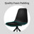 Julyana Modern Office Task Chair with Upholstered Fabric Seat, Padded Cushion, and Rolling Metal Base-2107065756