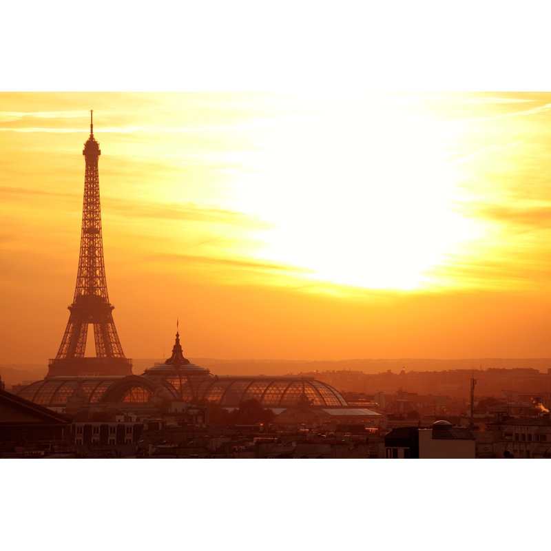 Paris Eiffel - Wrapped Canvas Print, 30cm H x 46cm W