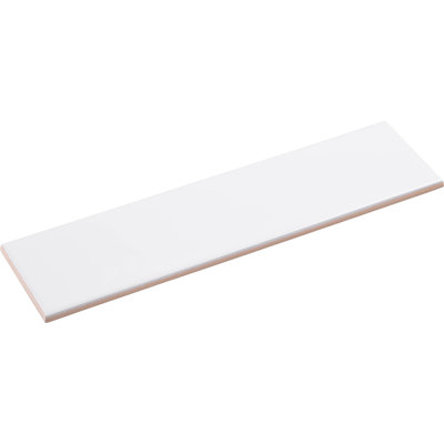 Alva  Grey 3-in. x 12-in. Subway Glossy Ceramic Wall Tile