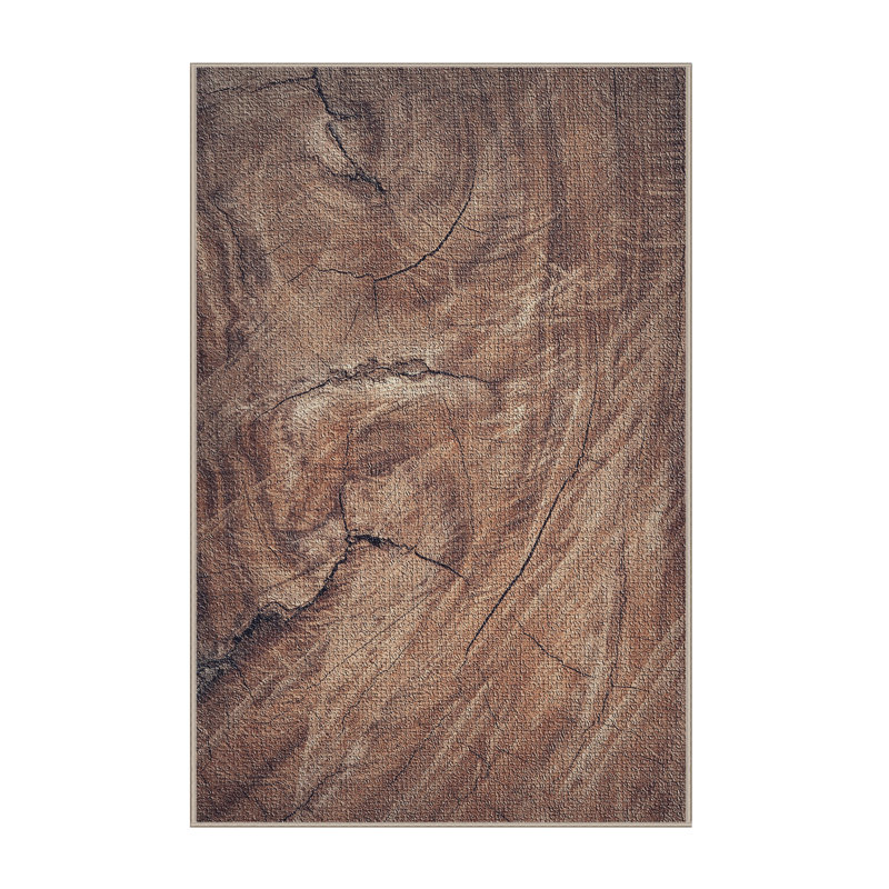 Tapis brun Wooden Textures, Rectangle 2 pi x 3 pi