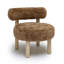 Vegan Shearling Accent Chair-1486072833