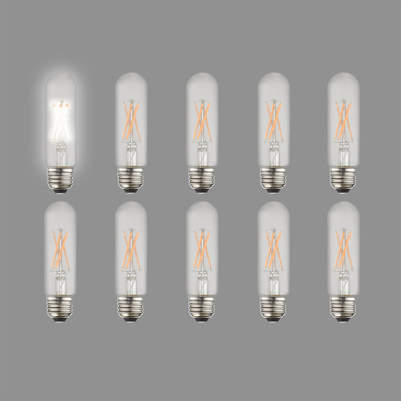 Ampoule à DEL à intensité variable T10 à intensité variable de 40 watts Mclellan, blanc doux (3 000 K), culot E26 / moyenne (standard)