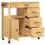Solid Wood Bar Cart-110280327