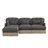 Deep Seat Modular Sofas Chenille Leopard Modern Home Living Room