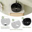Meuble-lavabo simple mural 24 po avec plateau en pierre reconstituée et portes à fermeture en douceur 24 po-825558557-825558556