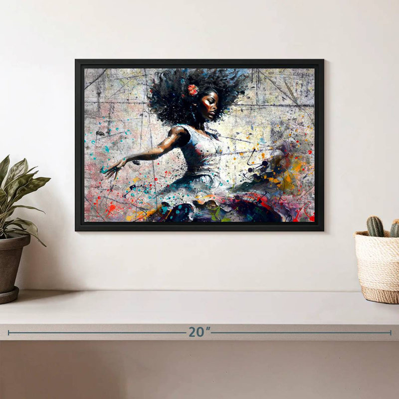 Leisha African Dancer, 9" H x 13" W