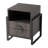 Armeria Mid-Century Fluted 2-Drawer Nightstand With USB Charging Ports